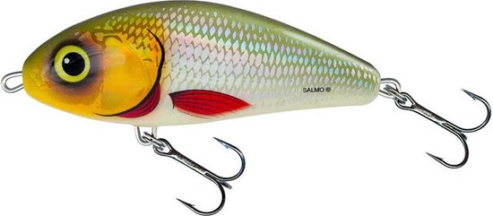 Salmo Fatso Sinking - 10cm Silver Halo 10cm van Salmo