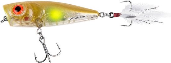 Salmo Floating Rattlin’Pop 7cm - 12.5g (diepte: surface) - Soort : Hot Gill van Salmo