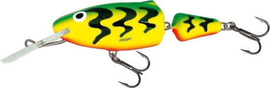 Salmo Frisky Deep Runner - Plug - Green Tiger - 7cm - Groen van Salmo