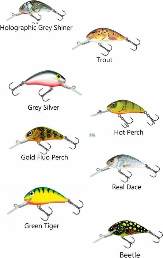 Salmo Hornet - 5 cm - hot perch van Salmo