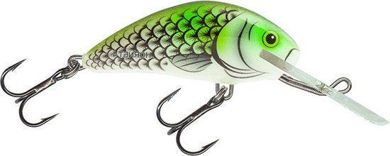 Salmo Hornet - 5 cm - zinkend - olive hot spot van Salmo