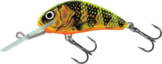 Salmo Hornet Floating - Plug - Gold Fluo Perch - 5cm - Goud van Salmo