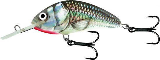 Salmo Hornet Floating - Plug - Holo Grey Shiner - 9cm - Grijs van Salmo