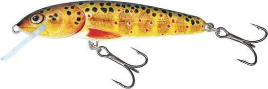 Salmo Minnow 9F - 9cm - 10 gram floating orange trout van Salmo