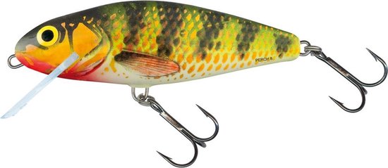 Salmo Perch Floating - Plug - Holo Perch - 12cm - Zilver van Salmo