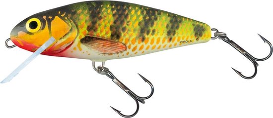 Salmo Perch Floating - Plug - Holo Perch - 8cm - Zilver van Salmo