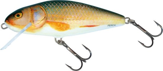 Salmo Perch Floating - Plug - Real Roach - 12cm - Roach van Salmo