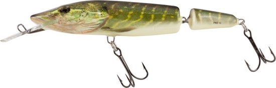 Salmo Pike Jointed Deep Runner - Plug - Real Pike -13cm - Pike van Salmo