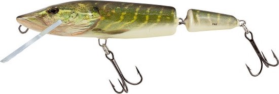 Salmo pike jointed floating - 11 cm - real pike van Salmo