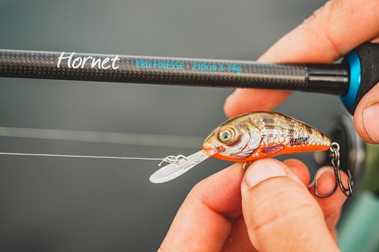 Salmo Pro Finesse Spinning Hengel Zwart 2.10 m / 3-14 g van Salmo