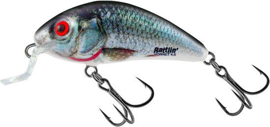 Salmo Rattlin' Hornet 3.5cm Gold Red Hea - Kunstaas van Salmo