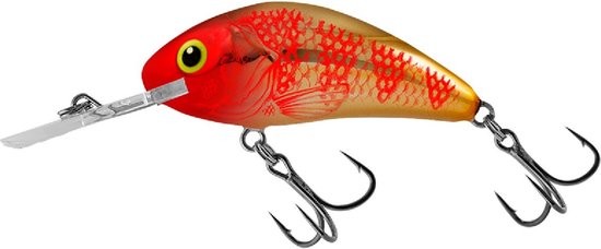 Salmo Rattlin Hornet 5.5Cm Golden Red Head van Salmo