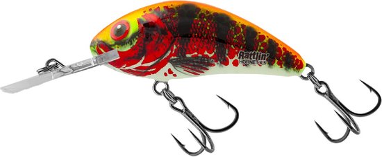 Salmo Rattlin Hornet 5.5Cm Holo Red Perch van Merkloos