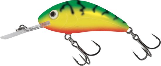 Salmo Rattlin' Hornet Floating 5.5cm - 10.5g (diepte 2-4m) - Kleur : Green Tiger van Salmo