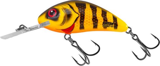 Salmo Rattlin Hornet Floating (diepte 1.8-3.4m) 4.5cm - 6g - Kleur : Natural Perch van Merkloos