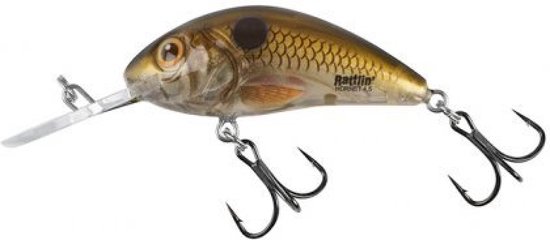 Salmo Rattlin Hornet Floating (diepte 1.8-3.4m) 4.5cm - 6g - Kleur : Pearl Shad Clear van Salmo