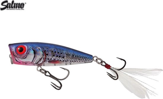 Salmo Rattlin Pop Floating - 7 cm - clear blue shiner van Salmo