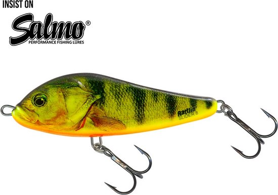 Salmo Rattlin Slider - 11 cm - supernatural hot perch van Salmo