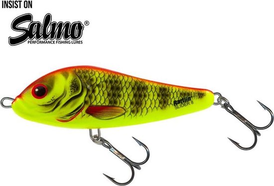 Salmo Rattlin Slider - 8 cm - bright perch van Salmo