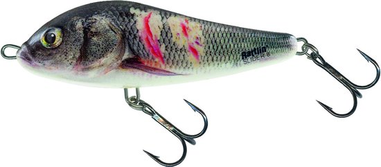 Salmo Rattlin' Slider 8cm Supernatural Wounded Dace - Kunstaas van Salmo