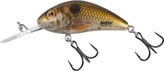 Salmo Rattlin'Hornet Floating 3.5cm - 3.1g (diepte 1-1.8m) - Kleur : Natural Perch van Salmo