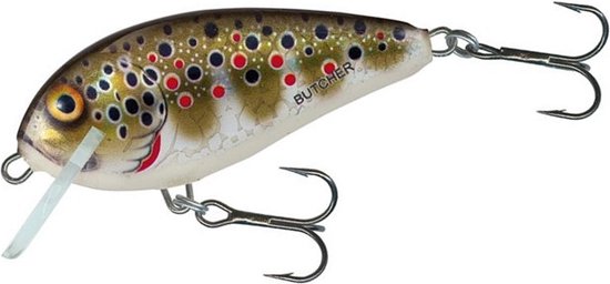 Salmo Sinking Butcher 5cm 7gr (diepte 1.0-2.0m) - Kleur : Holographic Brown Trout van Salmo
