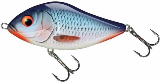 Salmo Slider - 5 cm - bleeding blue shad van Salmo