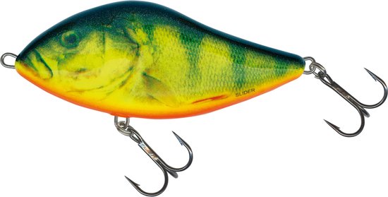 Salmo Slider Floating - Jerkbait - Real Hot Perch - 10cm - Perch van Salmo