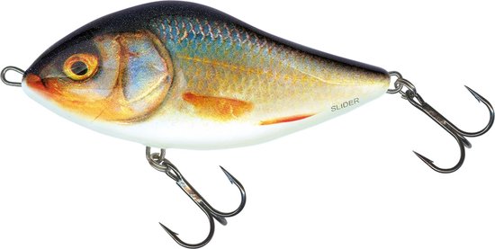 Salmo - Slider Sinking - Jerkbait - Real Roach - 10cm - Roach van Salmo