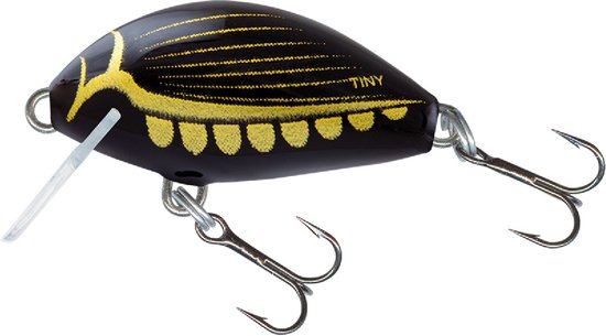 Salmo Tiny Floating (diepte 0.3m) 3cm - 2g - Kleur : Diving Beetle van Salmo