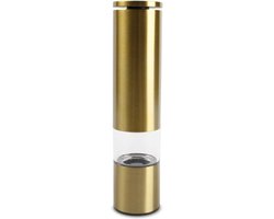 Salt&Pepper - Peper/zoutmolen - handmatig - H21,5cm - goud - Spice van Merkloos