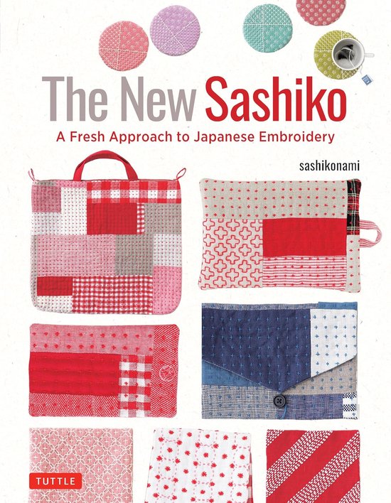 Sashiko Borduurboek - Japans Borduren - Creatief Hobbyen - Nieuwe Steken en Patronen - 21.59 x 27.94 cm van Merkloos