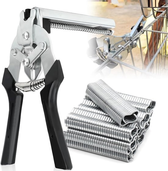 Sausage Clipper Pliers - 600M Clips - Hoogwaardige staal - Eenvoudig in gebruik - ShopVlot