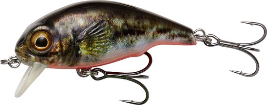 Savage Gear - 3D GOBY CRANK SR - 5 cm - 6.5 g - FLOATING UV RED AND BLACK van Savage Gear