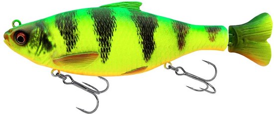 Savage Gear 3D Hard Pulsetail Roach - 13 cm - kunstaas voor snoek - firetiger van Merkloos