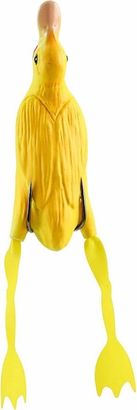 Savage Gear 3D Hollow Duckling Weedless - Yellow - 10cm - 40g - Geel van Merkloos