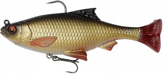 Savage Gear 3D Pulse Tail Roach 10cm - Realistische kunstaas van Merkloos