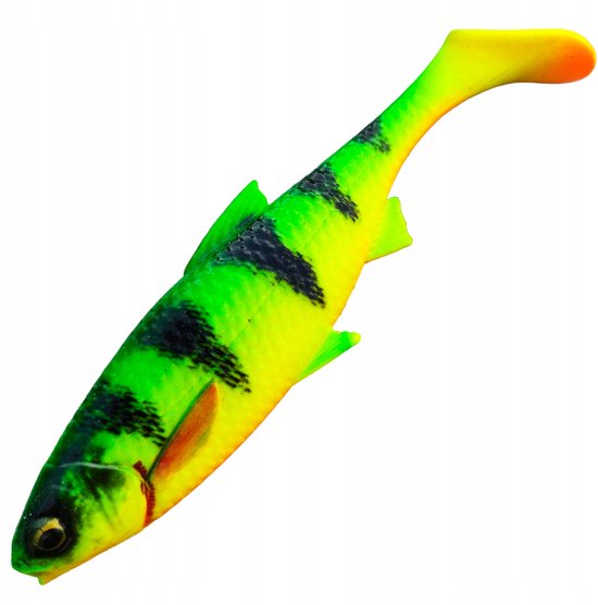Savage Gear 3D River Roach Firetiger 10cm - Kunstaas voor Snoek van Merkloos