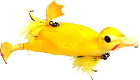 Savage Gear 3D Suicide Duck Kleur - Yellow, Lengte - 10,5 cm van Merkloos