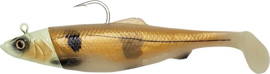 Savage Gear | 4D Herring BIG-Shad | Glow Haddock | 200 gram - 22 centimeter van Savage Gear