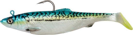 Savage Gear 4D Herring BIG-Shad Green Mackarel 200 gram - 22 centimeter van Savage Gear