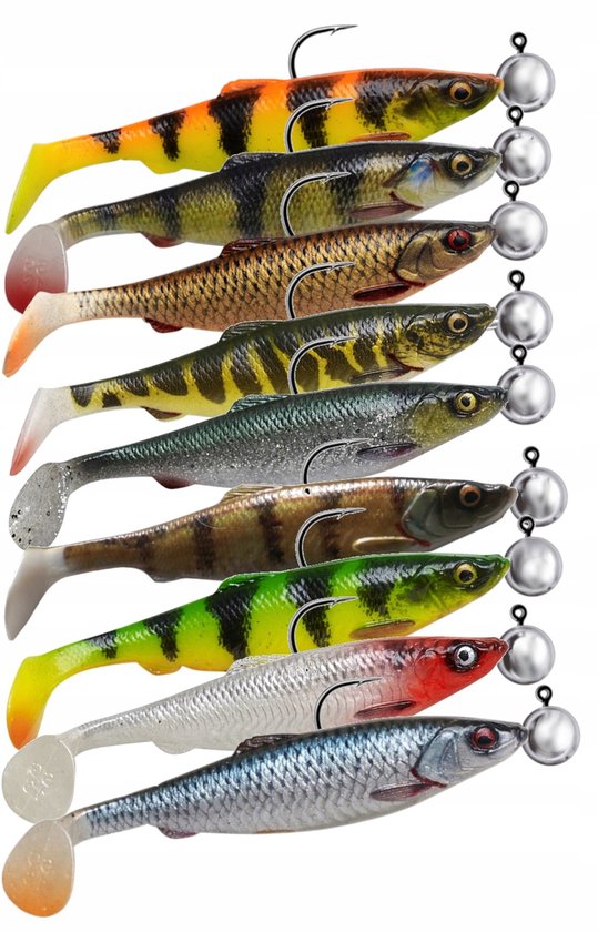 Savage Gear 4D Herring Shad 9cm - Kant-en-klaar Kunstvliegen Set van Savage Gear