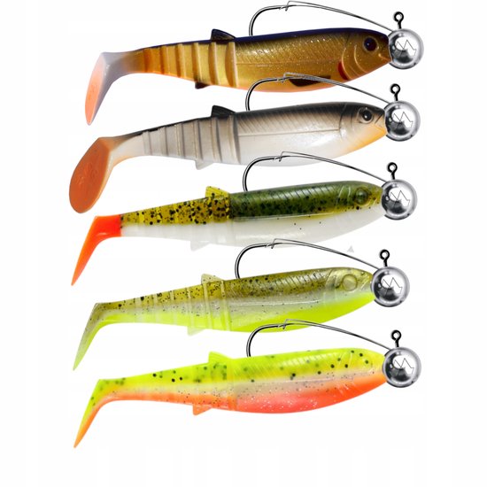 Savage Gear Cannibal Gummen 10cm Anti-Haken-set van Merkloos