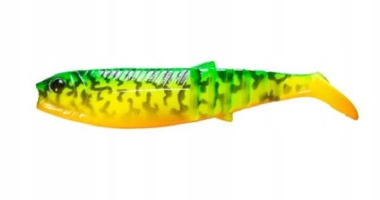 Savage Gear Cannibal Shad 15cm - Vuurvos Kleur - 33g van Savage Gear