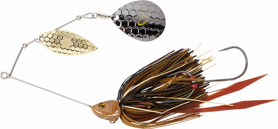 Savage Gear - Da Bush - Spinnerbait - 16cm - 32 gram - Motor Oil van Merkloos