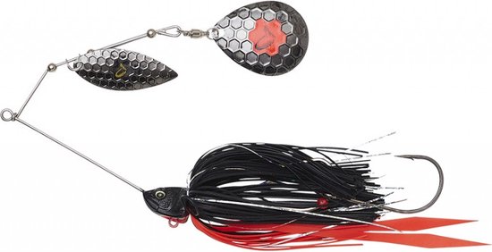 Savage Gear - Da Bush - Spinnerbait - 16cm - 32 gram - Red And Black van Savage Gear
