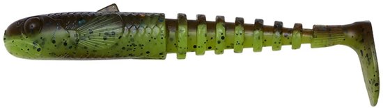 Savage Gear Gobster Shad 11.5cm 16g Chartreuse Pumpkin 5 Stuks