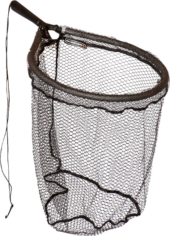 Savage Gear Pro Finezze Rubber Mesh Net L (46x56cm)Floating - Schepnet van Merkloos
