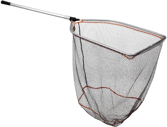 Savage Gear Pro Folding - Rubber Large Mesh - Landing Net XL - 70x85cm van Savage Gear