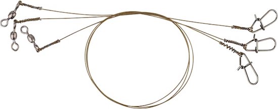 Savage Gear Raw 49 Uncoated Trace 20 Cm (3 Stuks) Groen 20cm / 7kg / 0.27mm van Savage Gear